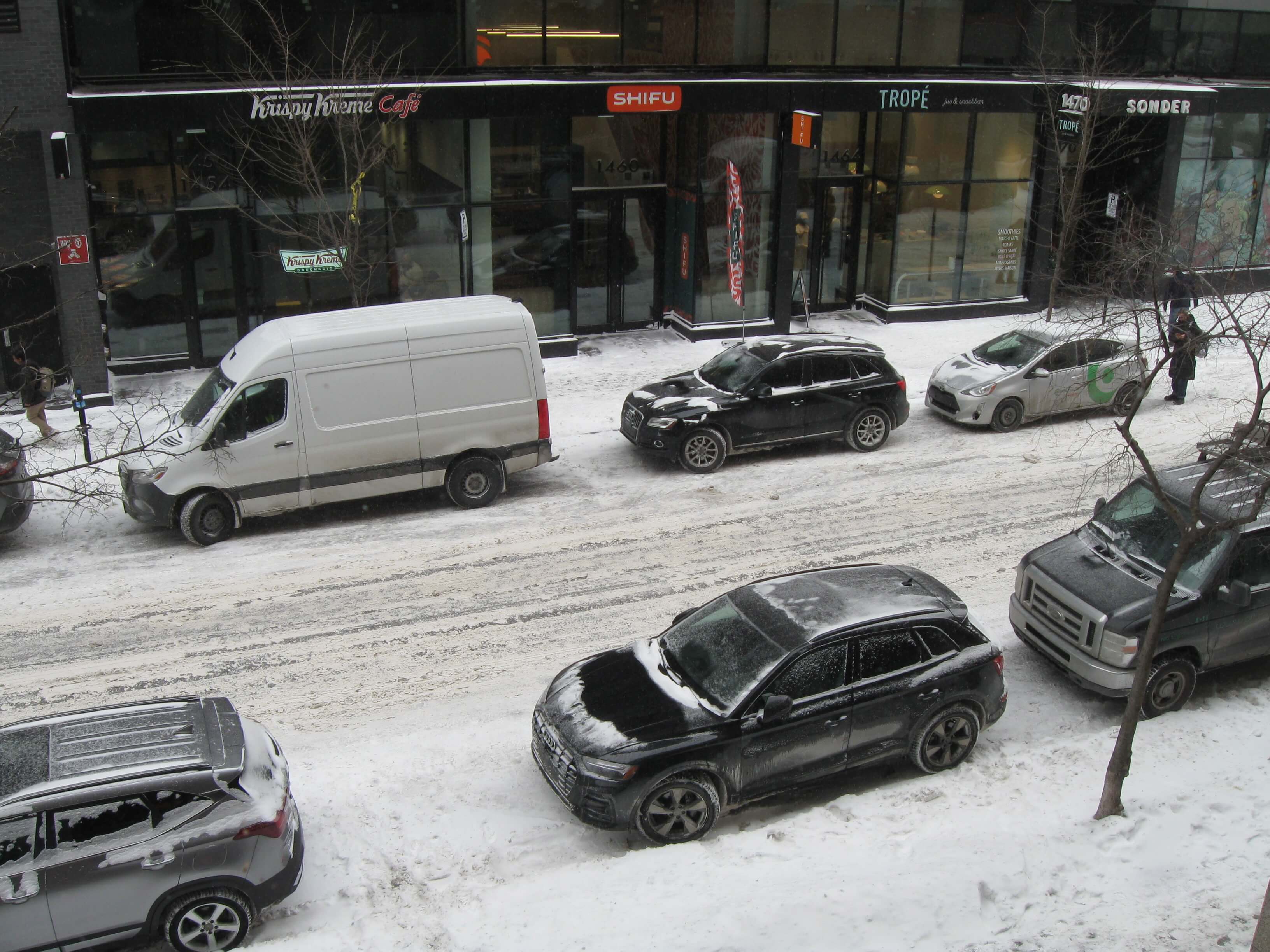 Snow and Cars